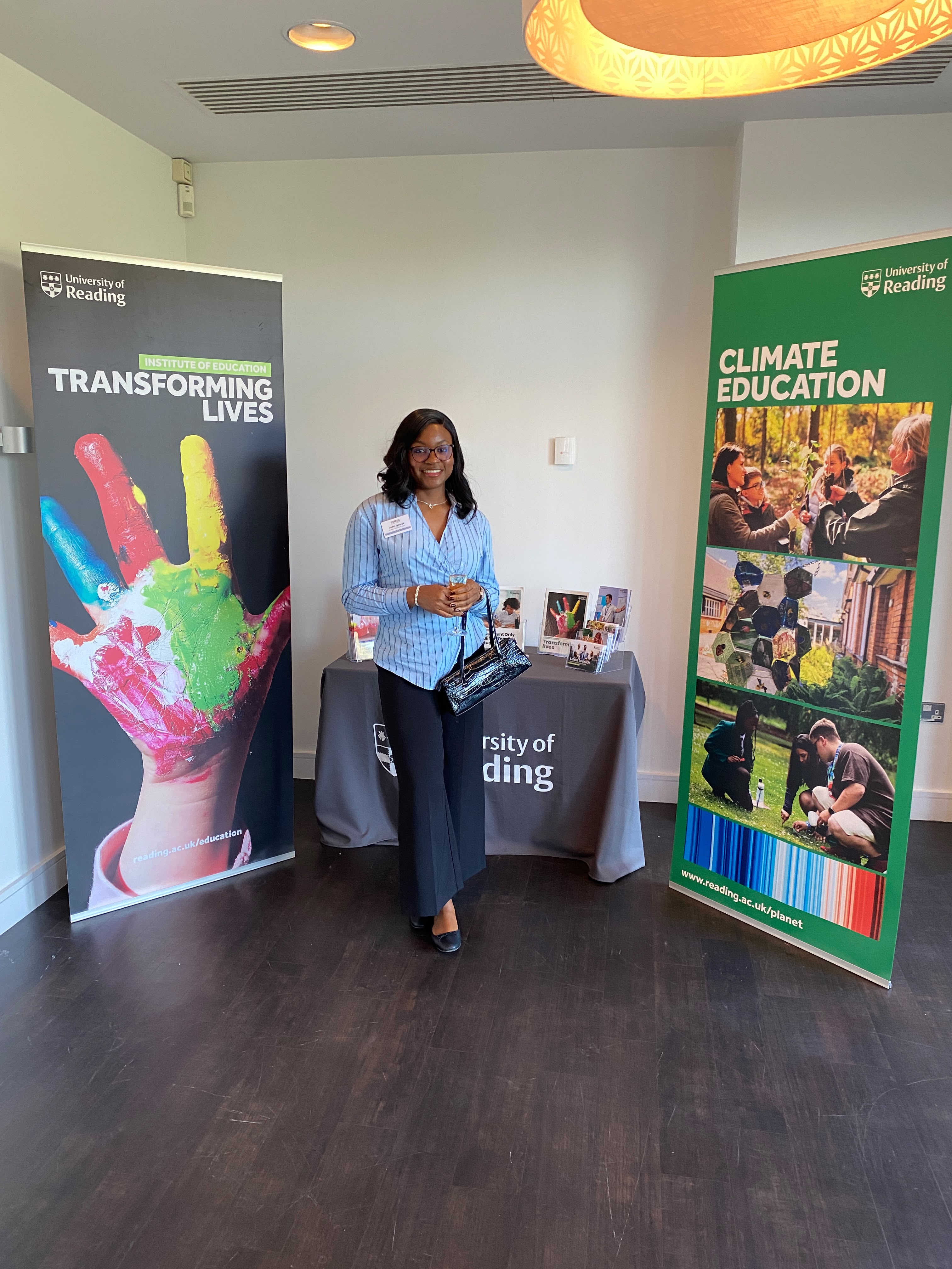 Founder at a University of Reading event